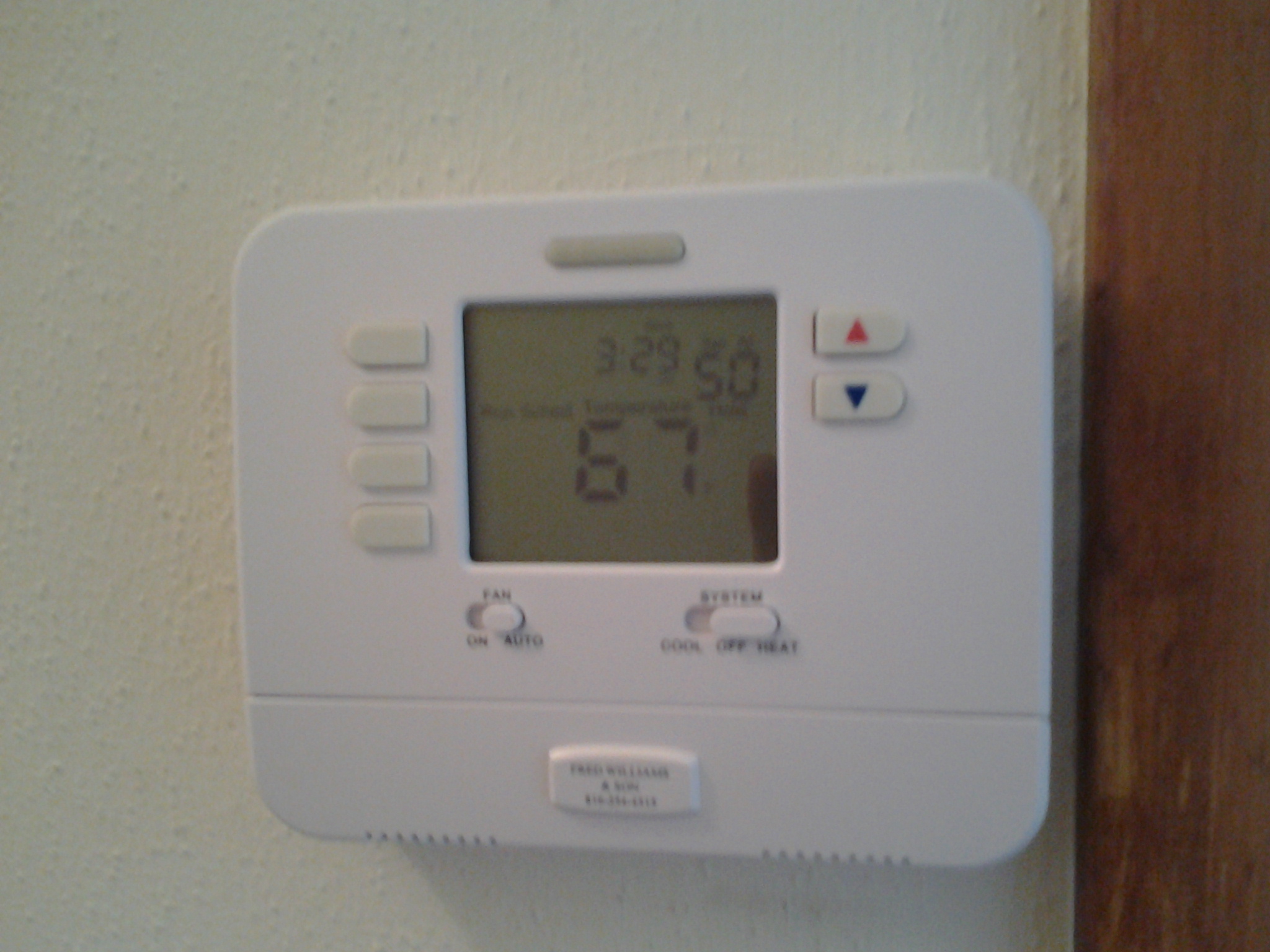 13 hall programmable thermostat